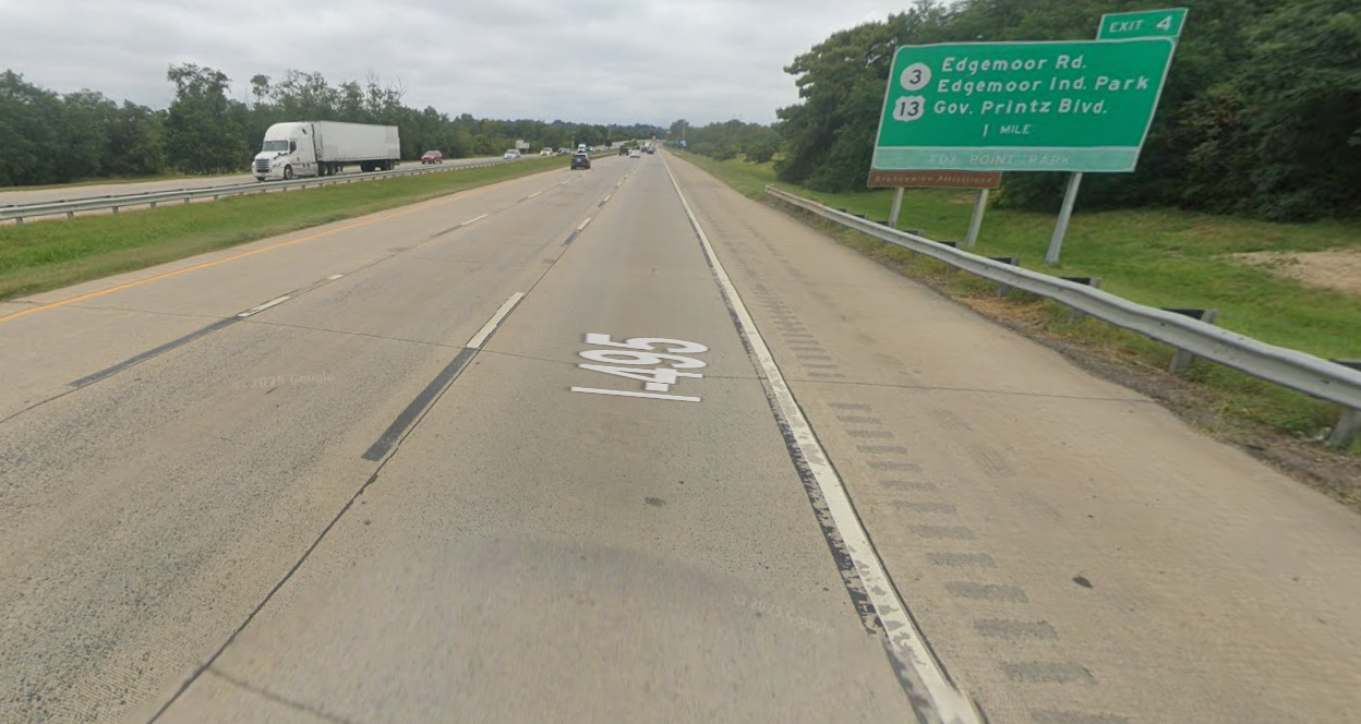 Image of the fatal crash location