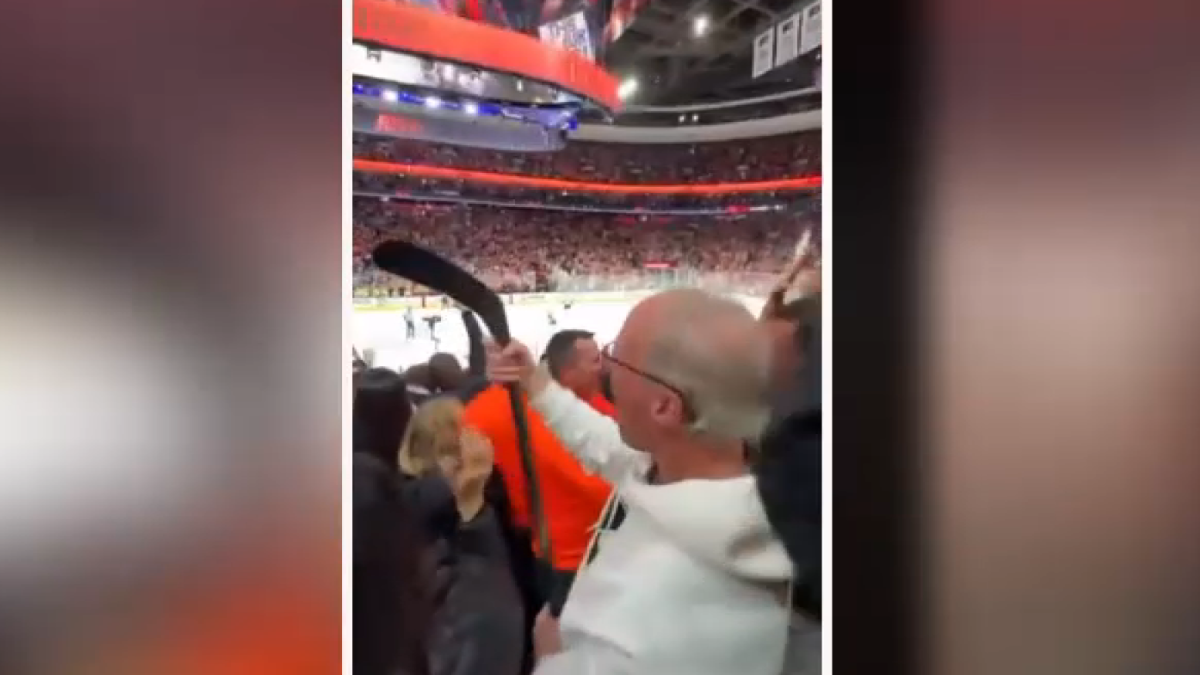 Flyers fan catches Cam York’s game-winning stick – NBC10 Philadelphia