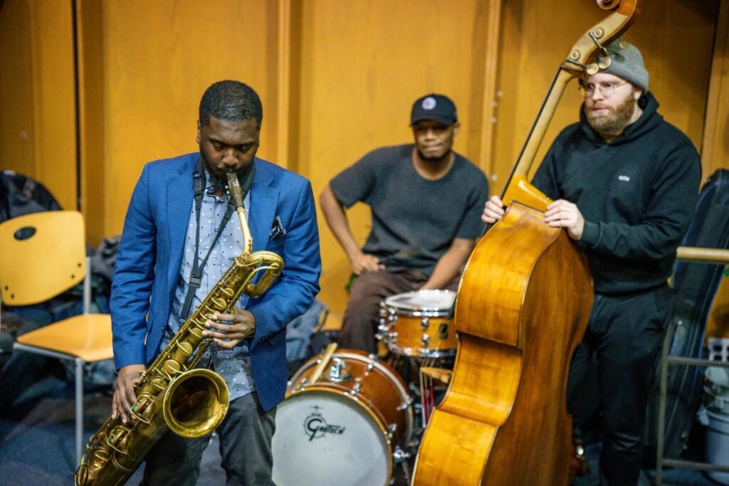Germantown Jazz Festival musicians playing