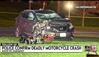 Teen motorcyclist dies in Route 9W crash in Glenmont