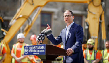 Gov. Josh Shapiro announces Amazon’s plan to invest $20 billion in artificial intelligence campuses across the state on June 9, 2025. Credit: Commonwealth of Pennsylvania