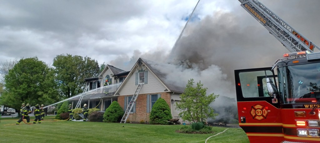 Berks family loses home, dog in 2-alarm blaze
