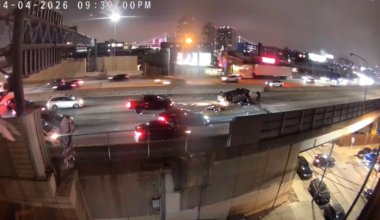 Rollover crash on I-95 in Philadelphia caught on video – NBC10 Philadelphia