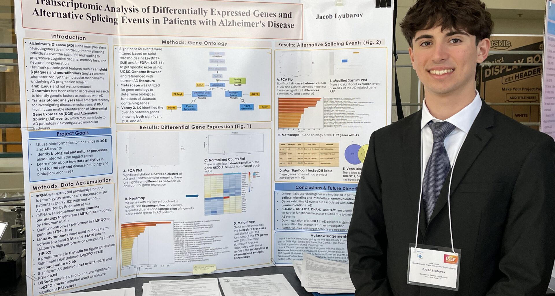 BC senior honored for Alzheimer's Disease research