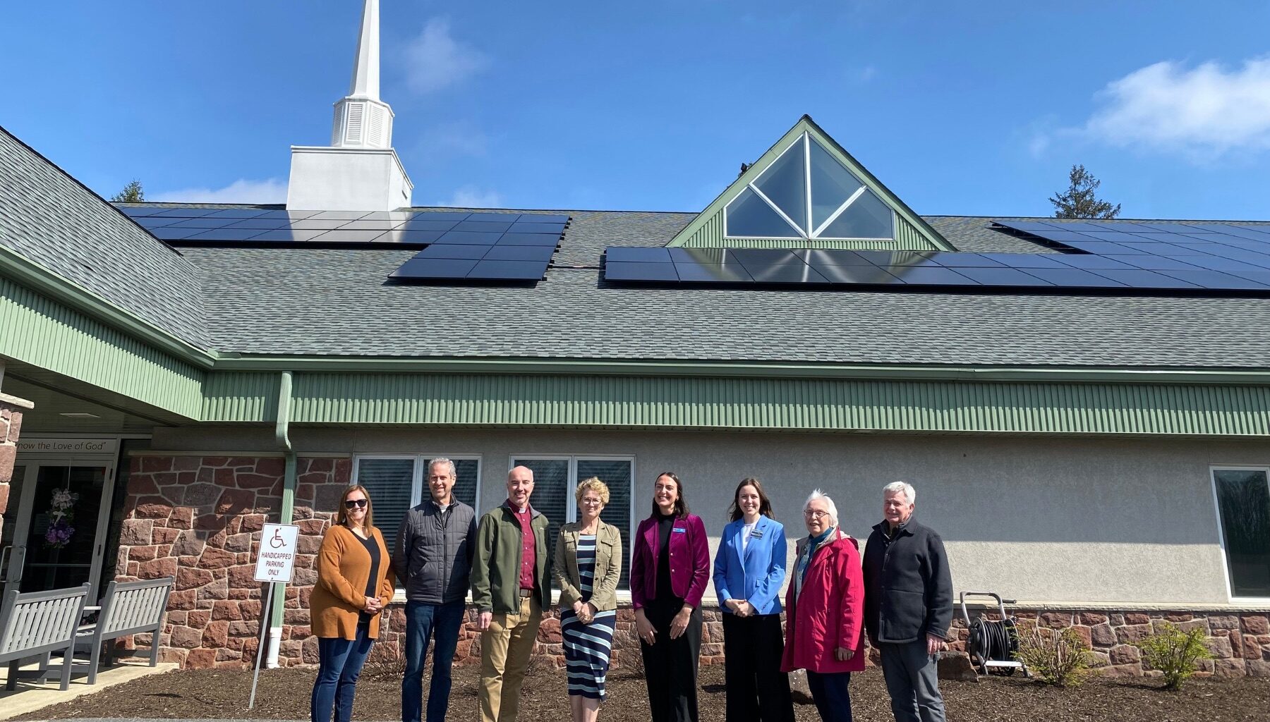 Solar project at Mohnton church draws visit from Rep. Houlahan, environmental group