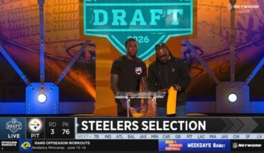 For Third Time In Four Years, Pittsburgh Selects Son Of A Former Steelers Draft Pick