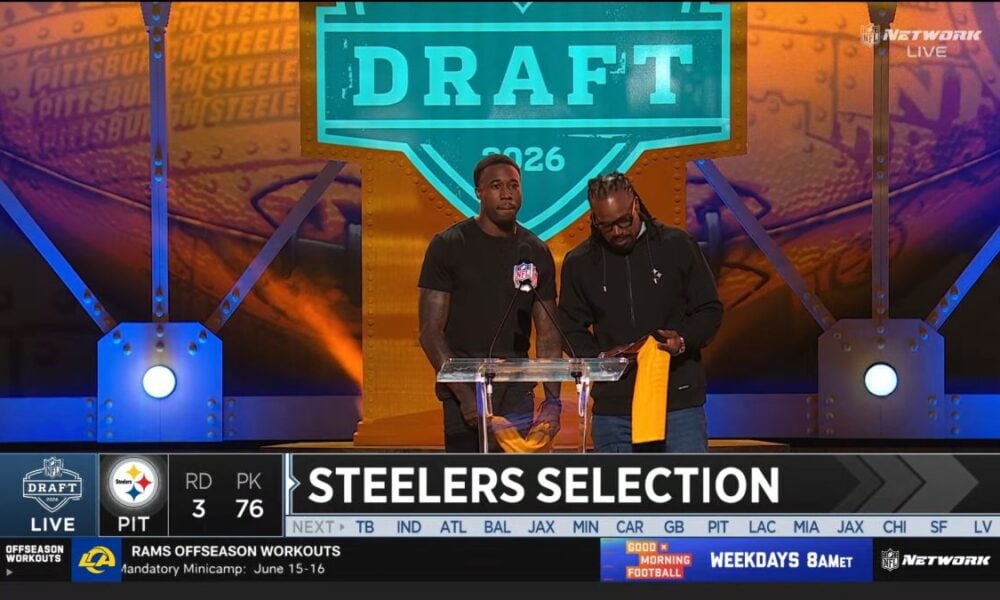 For Third Time In Four Years, Pittsburgh Selects Son Of A Former Steelers Draft Pick