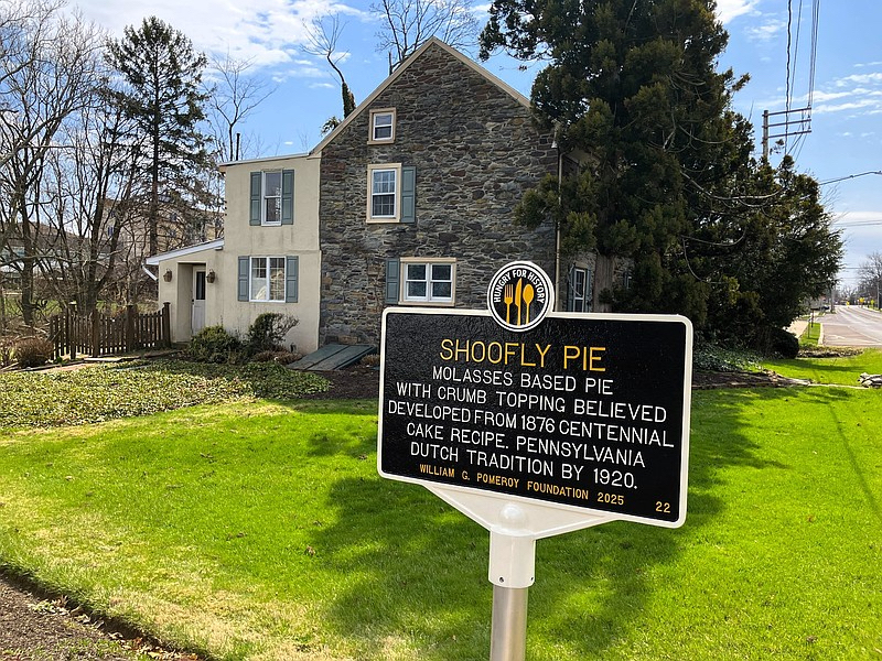 Telford site unveils Pa.’s first ‘Hungry for History’ marker honoring shoofly pie
