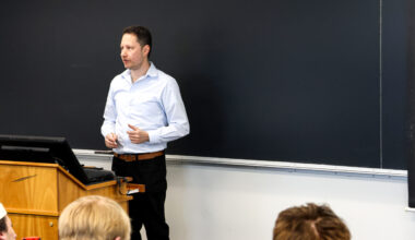 ‘Accidentally’ an economics professor, Yuval Erez brings magnetic energy to the classroom