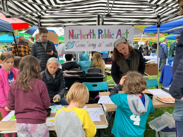 "Kudos" to Narberth Public Art and the nurturing of viable indigenous art on exhibit organically in the Borough of Narberth. (Photo submitted by Mary Brown)