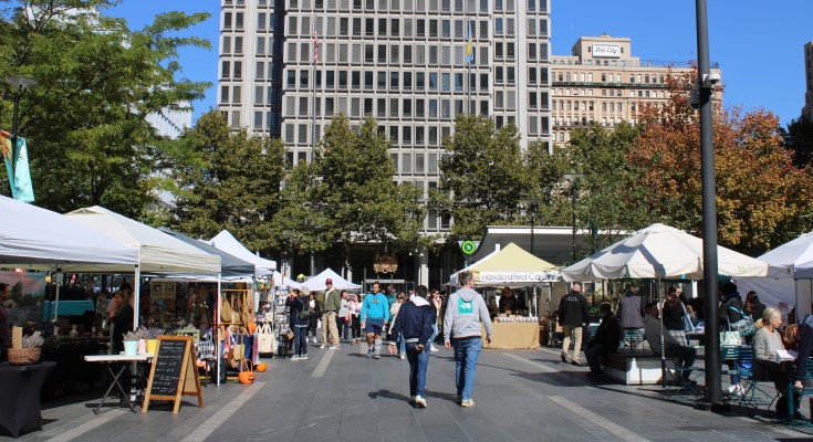 Philadelphia’s Dilworth Park Blooms With New Made in Philadelphia Spring Market