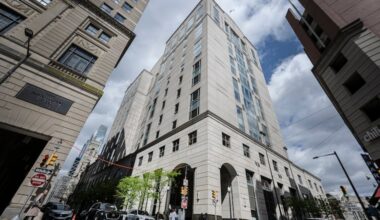 The Philadelphia Criminal Justice Center, the site of dozens of ICE arrests.