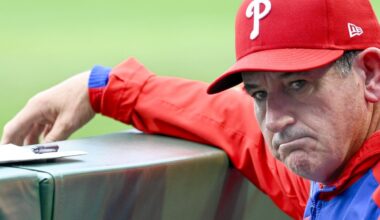 Philadelphia Phillies fire manager Rob Thomson after 9-19 start
