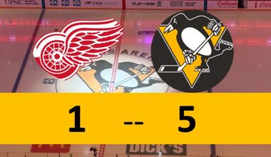 Penguins Pound Detroit, March Toward Playoff Berth; Perfect Scoreboard Scenario
