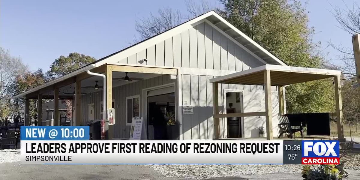 Simpsonville city council advances rezoning of former food truck park
