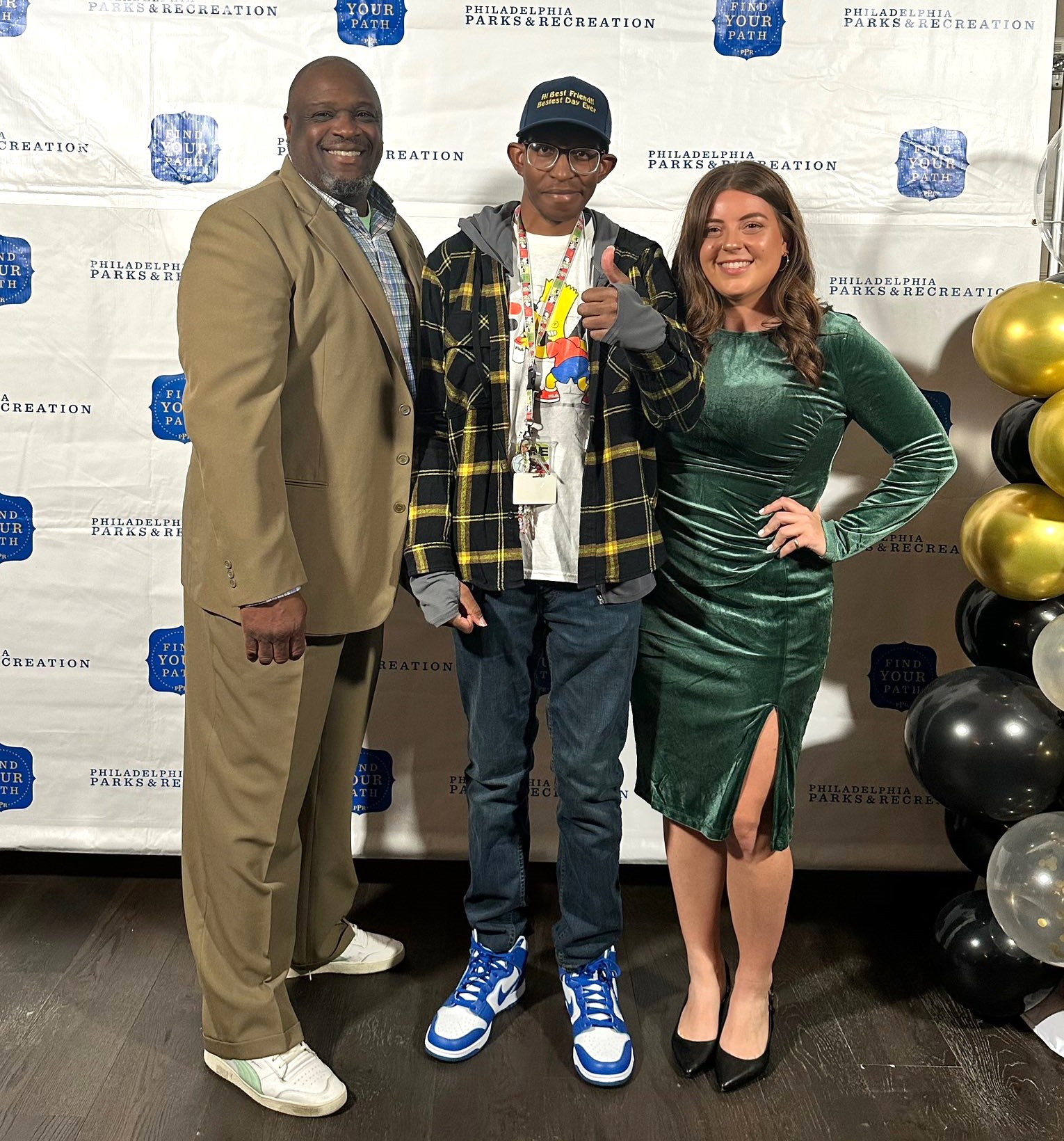 Cohen Hillside staffers Wayne Ingram, Diyon Wicker, and Brielle Harvey...