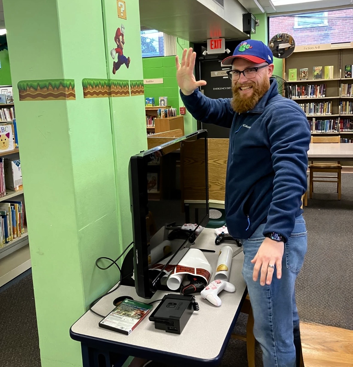 Friends of the Roxborough Library head honcho TJ Reino is...
