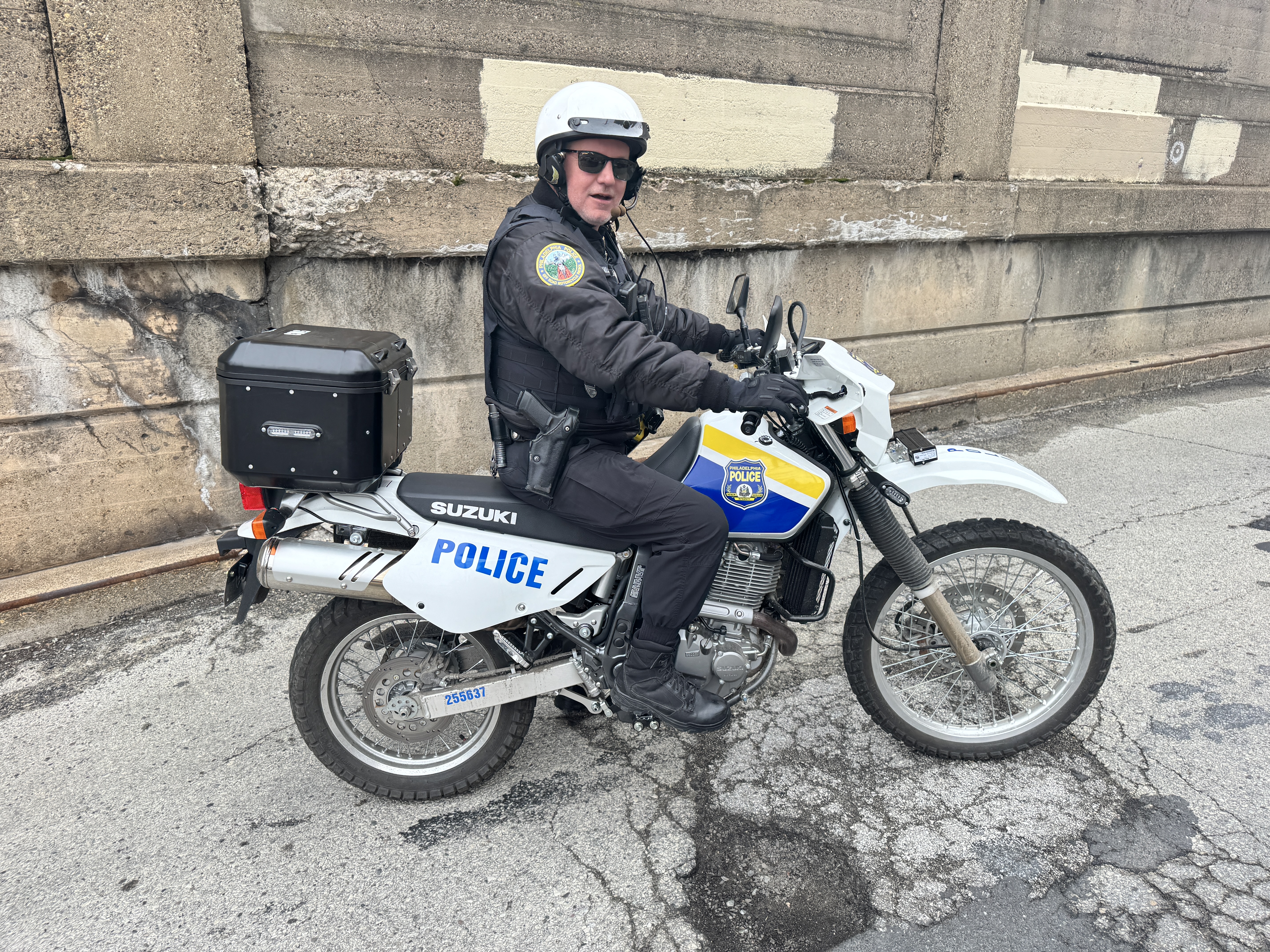 Fifth District officers, like John Mulqueeney, made the entire route...