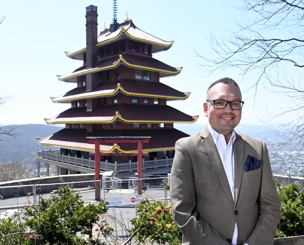 Reading Pagoda flag raising set as construction nears completion