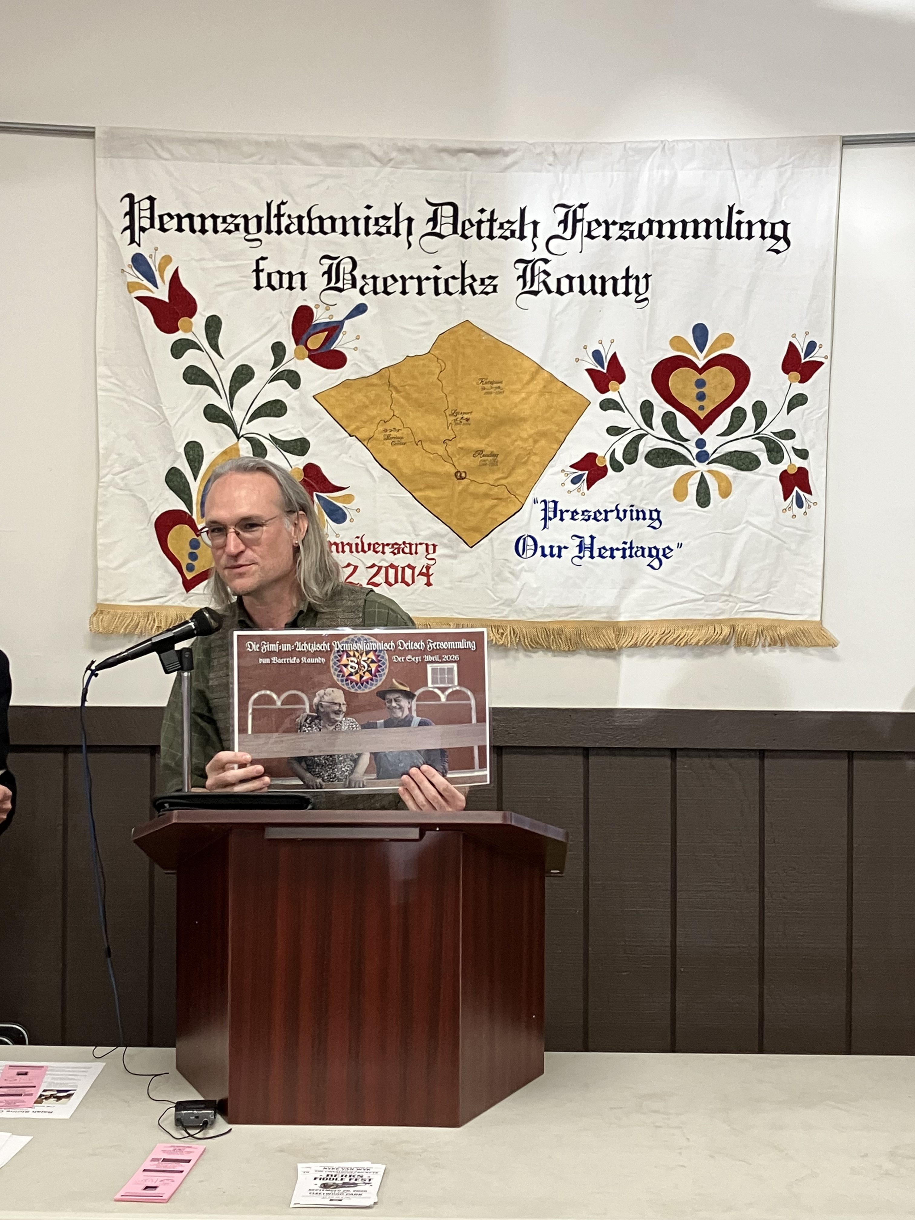 Patrick Donmoyer, director of the Pennsylvania German Cultural Heritage Center...