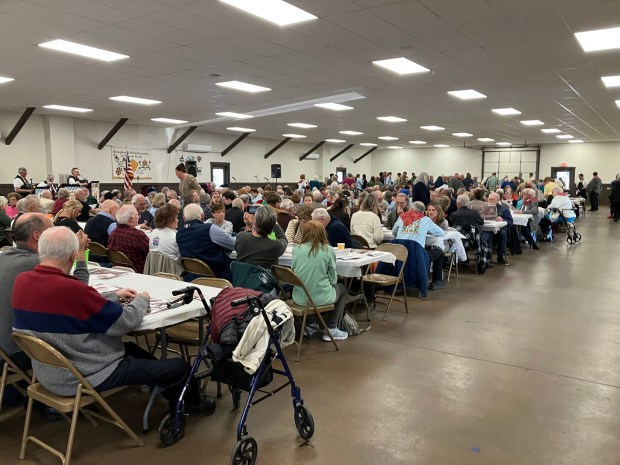 The Pennsylvania German Gathering of Berks County, held April 6 at Leesport Farmer's Market Banquet Hall, is the state's largest annual Pennsylvania Dutch gathering whose purpose is to celebrate the Pennsylvania Dutch heritage, language and culture. (Photo courtesy of Mary Laub)