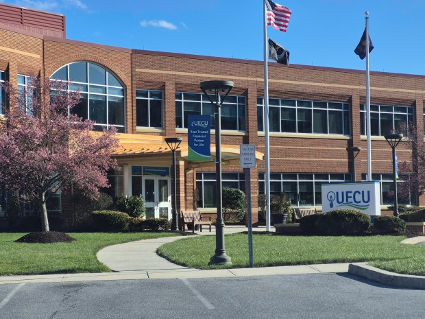 Utilities Employees Credit Union is accepting applications for two, $3,000 scholarships - open to Pennsylvania high school seniors, and students that attend or plan to attend college or a technical or trade school in the fall. This photo shows the credit union's Wyomissing headquarters, 11 Meridian Blvd. (DONNA ROVINS - MEDIANEWS GROUP PHOTO)