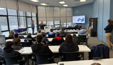 Mid Valley students tour Pennsylvania American Water treatment plant