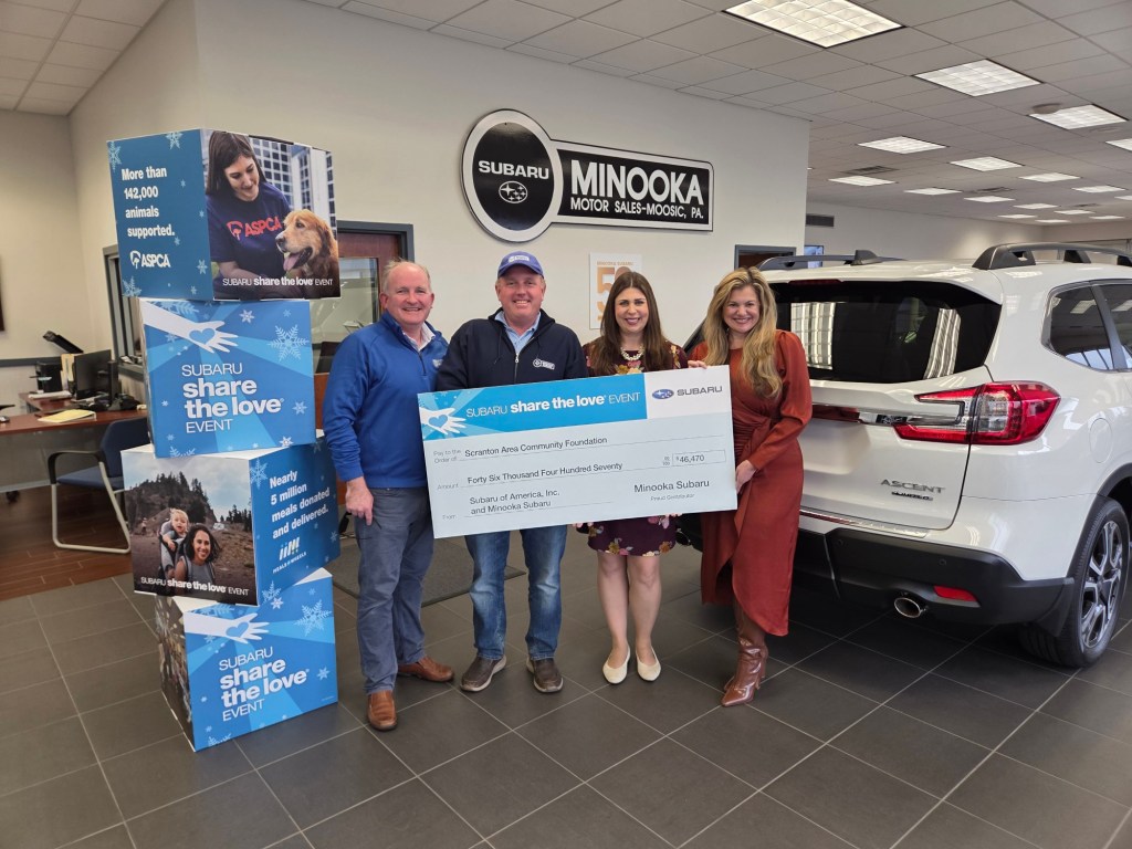 Minooka Subaru supports Scranton Area Community Foundation – Scranton Times-Tribune