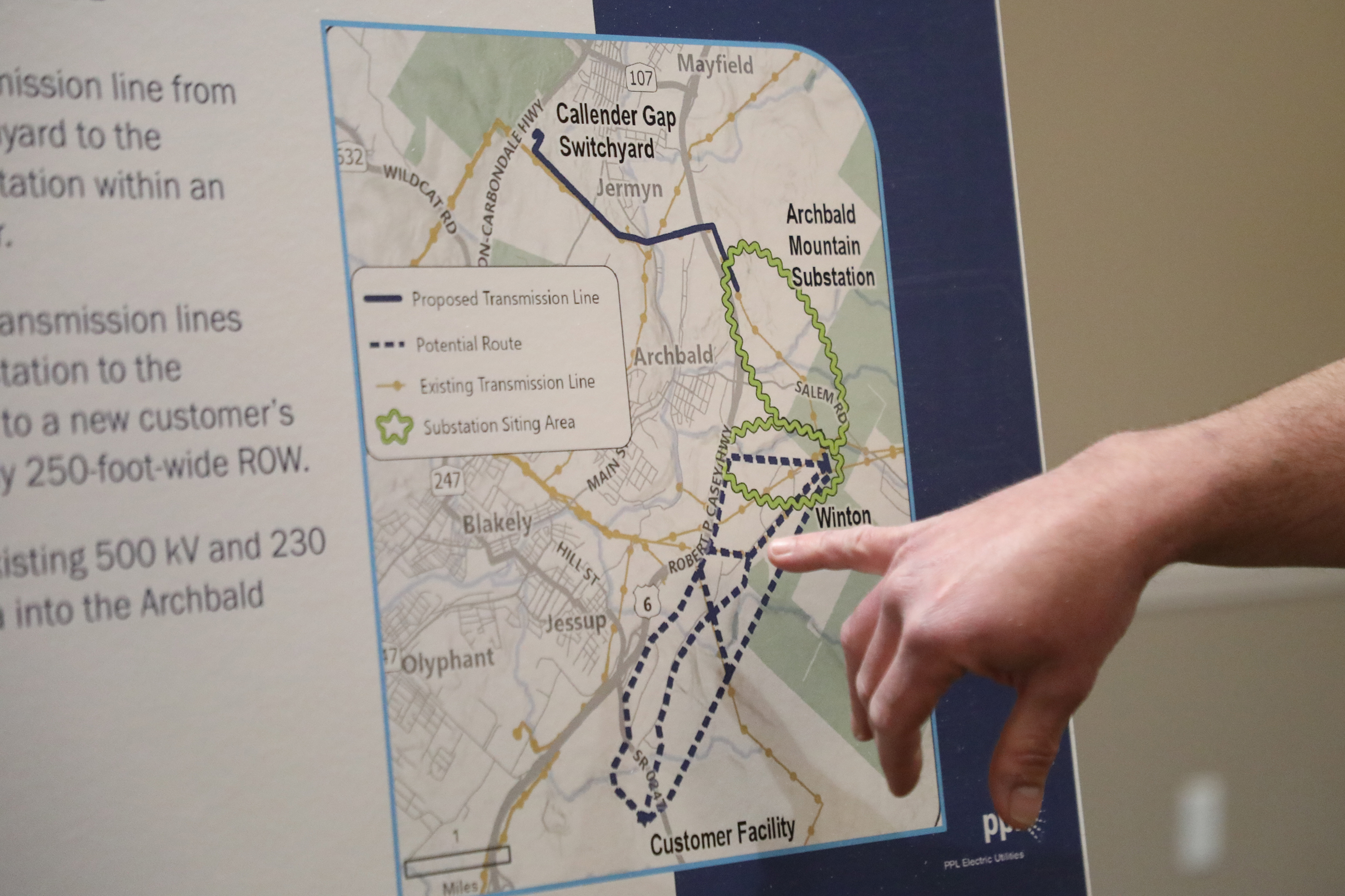 PPL representative Horst Lehmann speaks about Archbald Mountain and Callender...