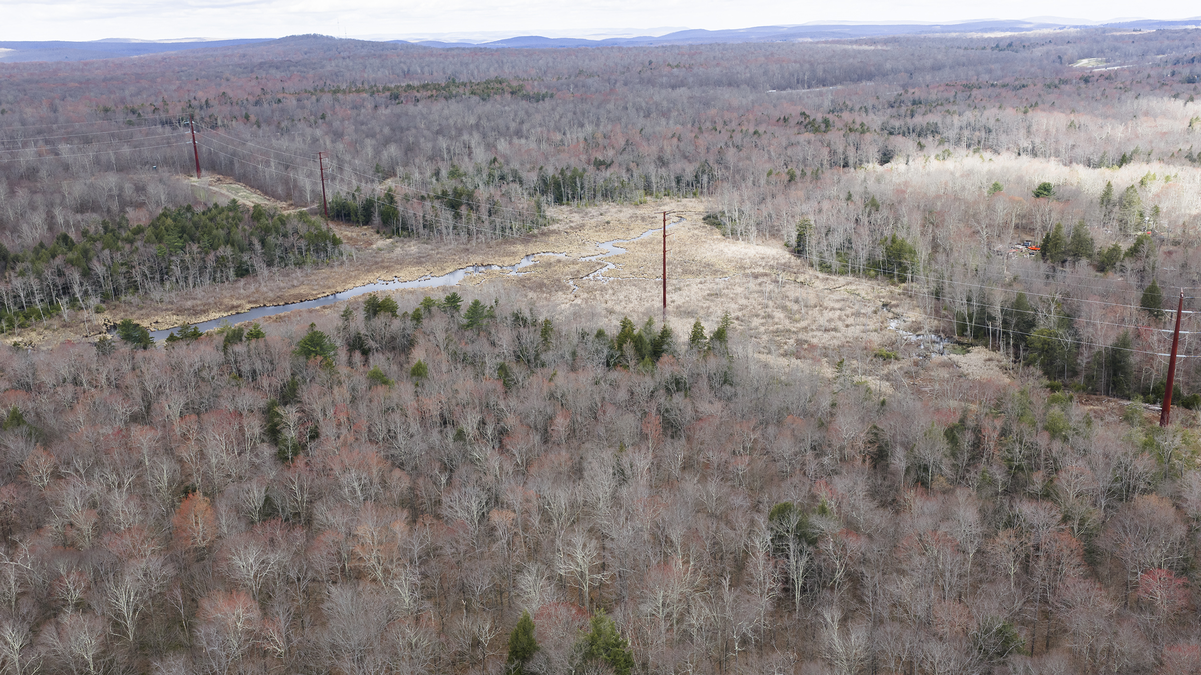Meadow Brook runs through Clifton Twp. towards border with Covington...