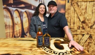 Gallagher Distillery serving spirits in Carbondale