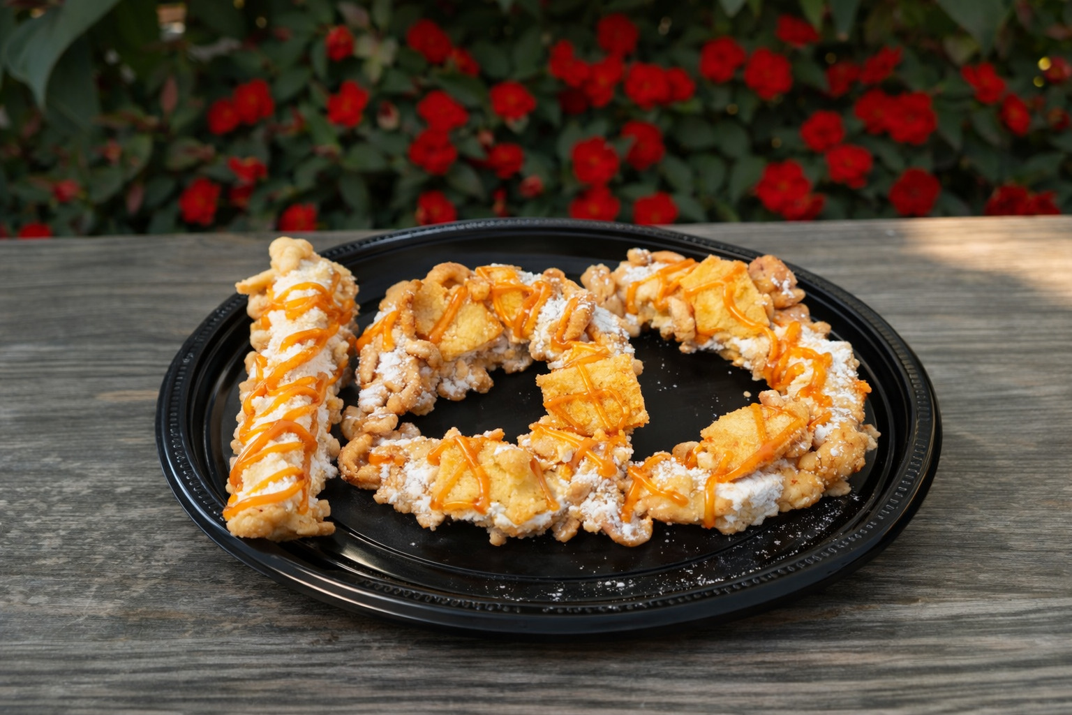 A centennial season version of funnel cakes is added to...