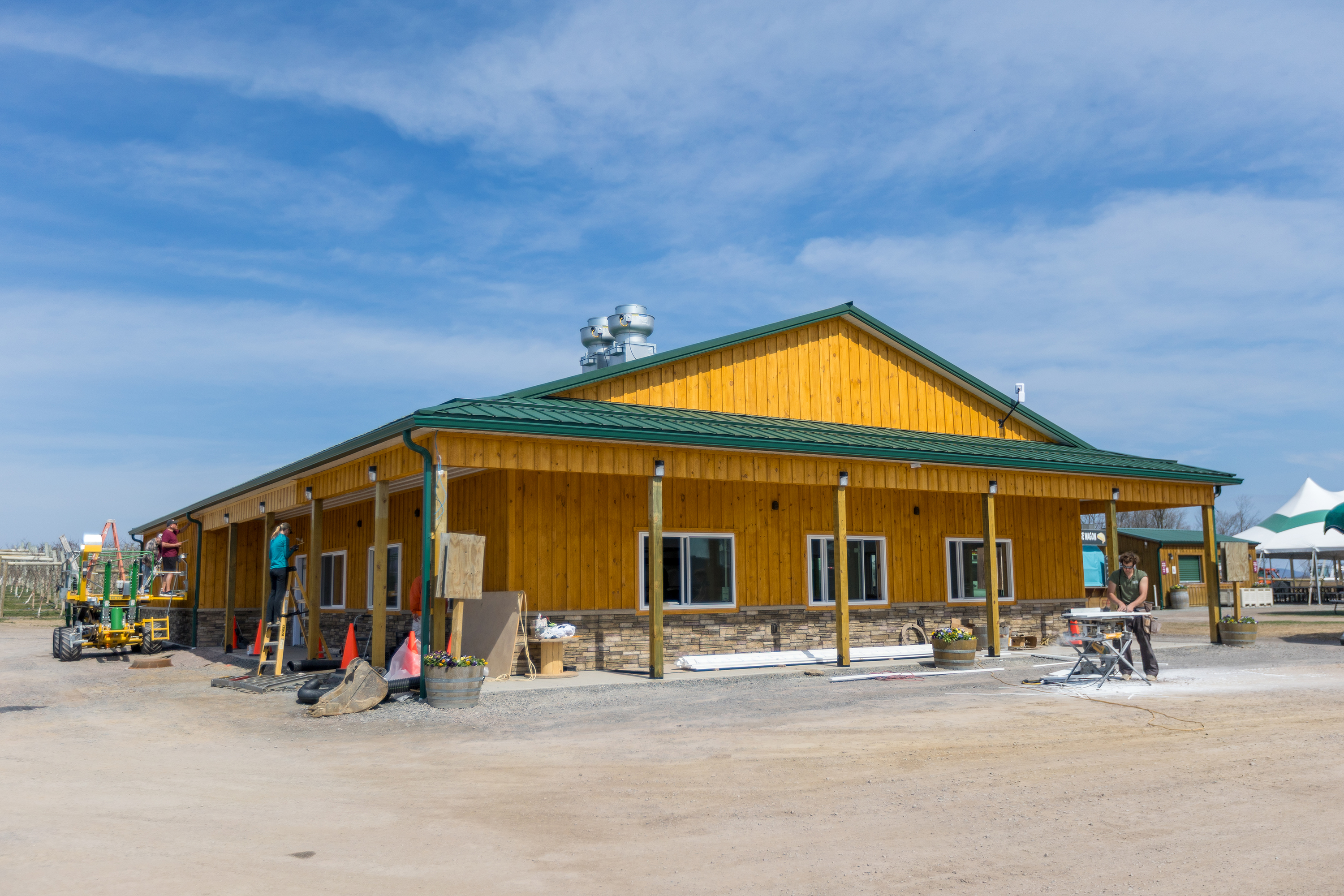 The new donut shop at Lakeland Orchard and Cidery in...