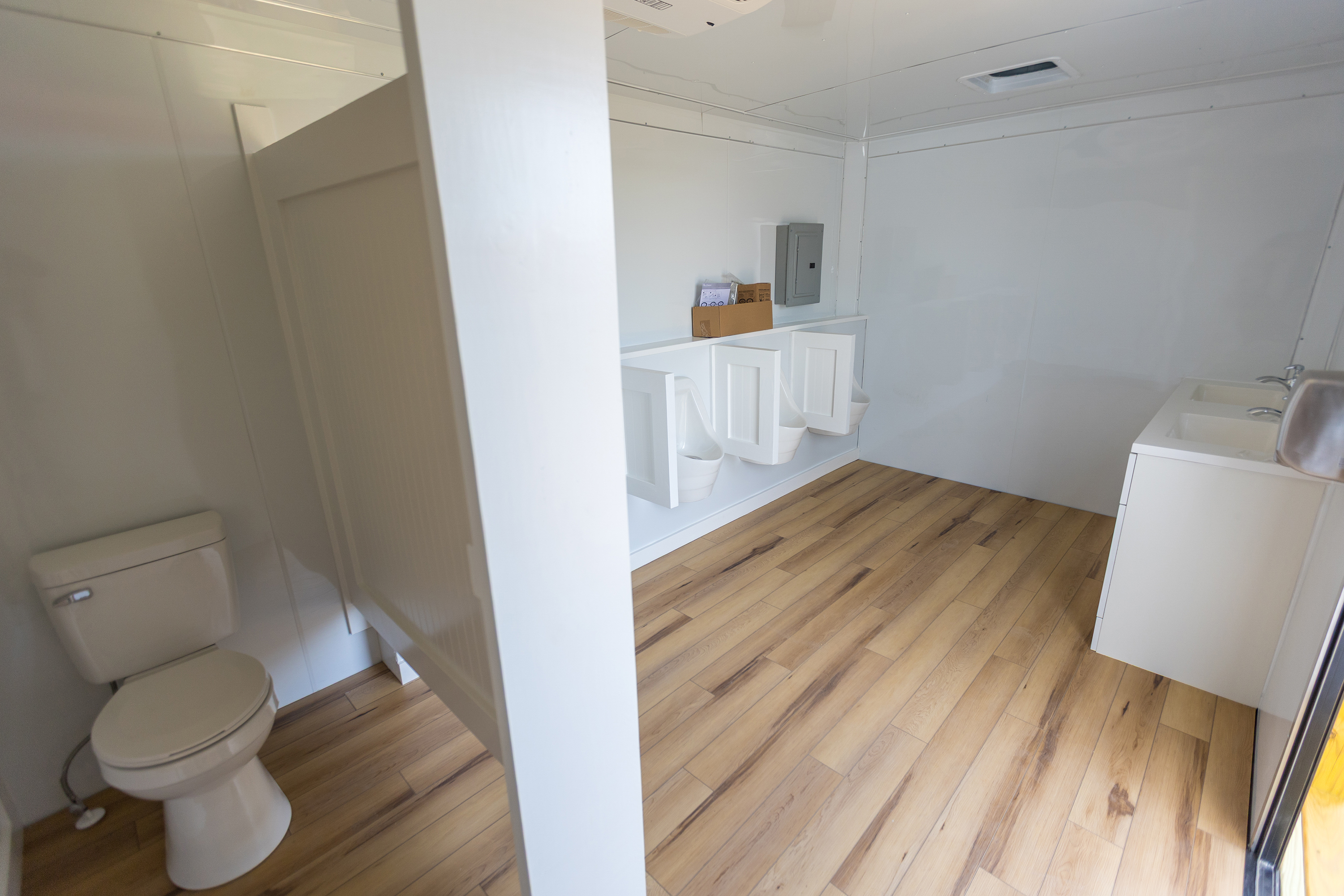 Rennovates bathrooms at Lakeland Orchard and Cidery in Lakeland on...