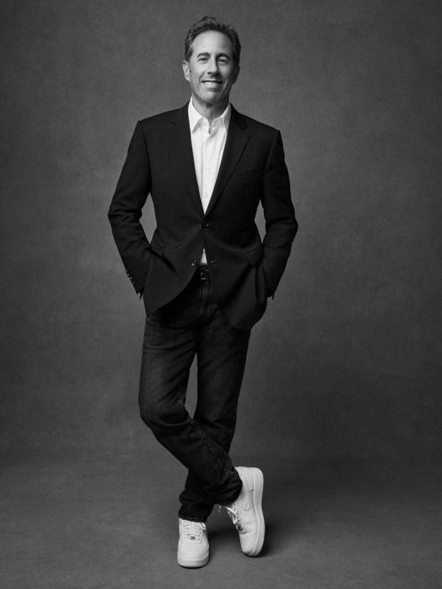 Jerry Seinfeld will perform two shows in Reading Friday night. (F.M. Kirby Center for The Performing Arts)