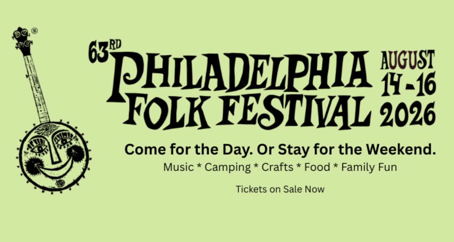 The 63rd Annual Philadelphia Folk Festival Lineup to Feature Leftover Salmon, Tom Rush, Mary Gauthier and More