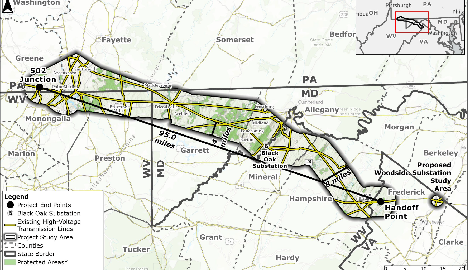 Energy company wants eminent domain for power lines in SW Pa. for data centers in Virginia