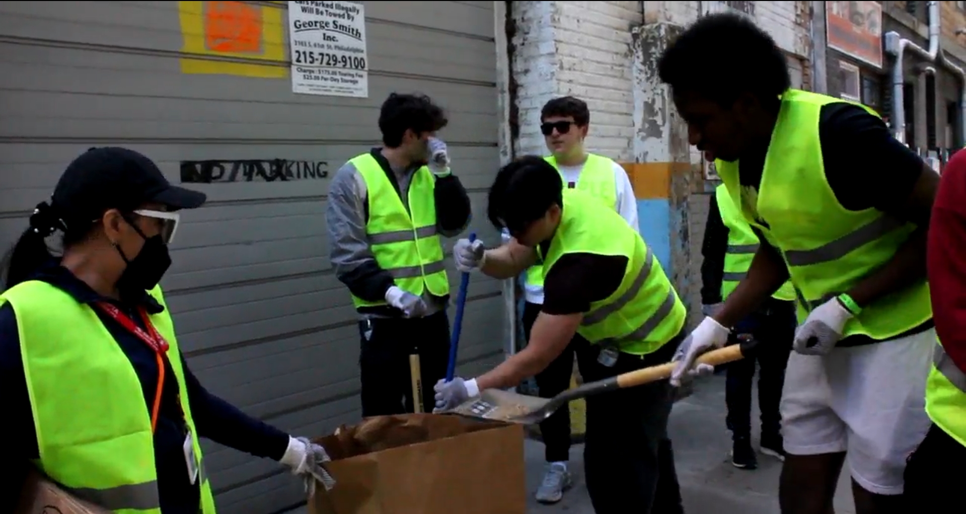 Volunteers Clean Philadelphia Streets Ahead of America’s 250th Anniversary