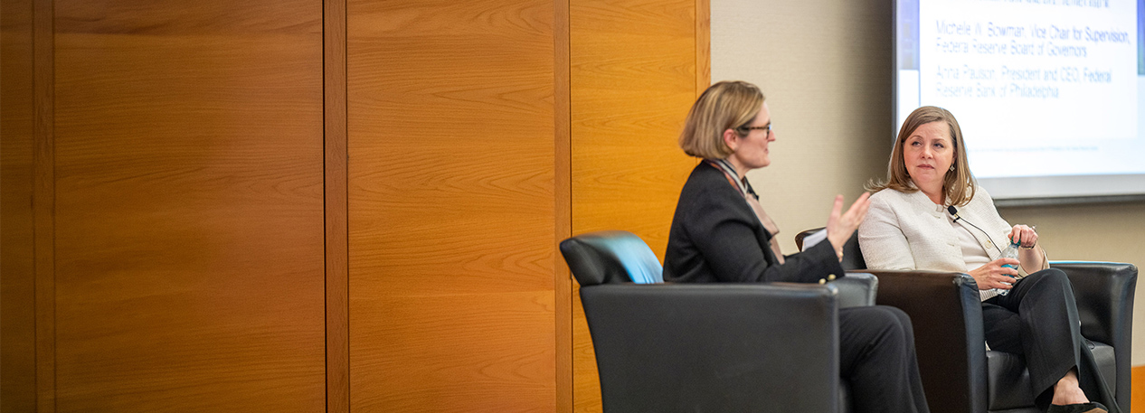 Anna Paulson and Michelle Bowman