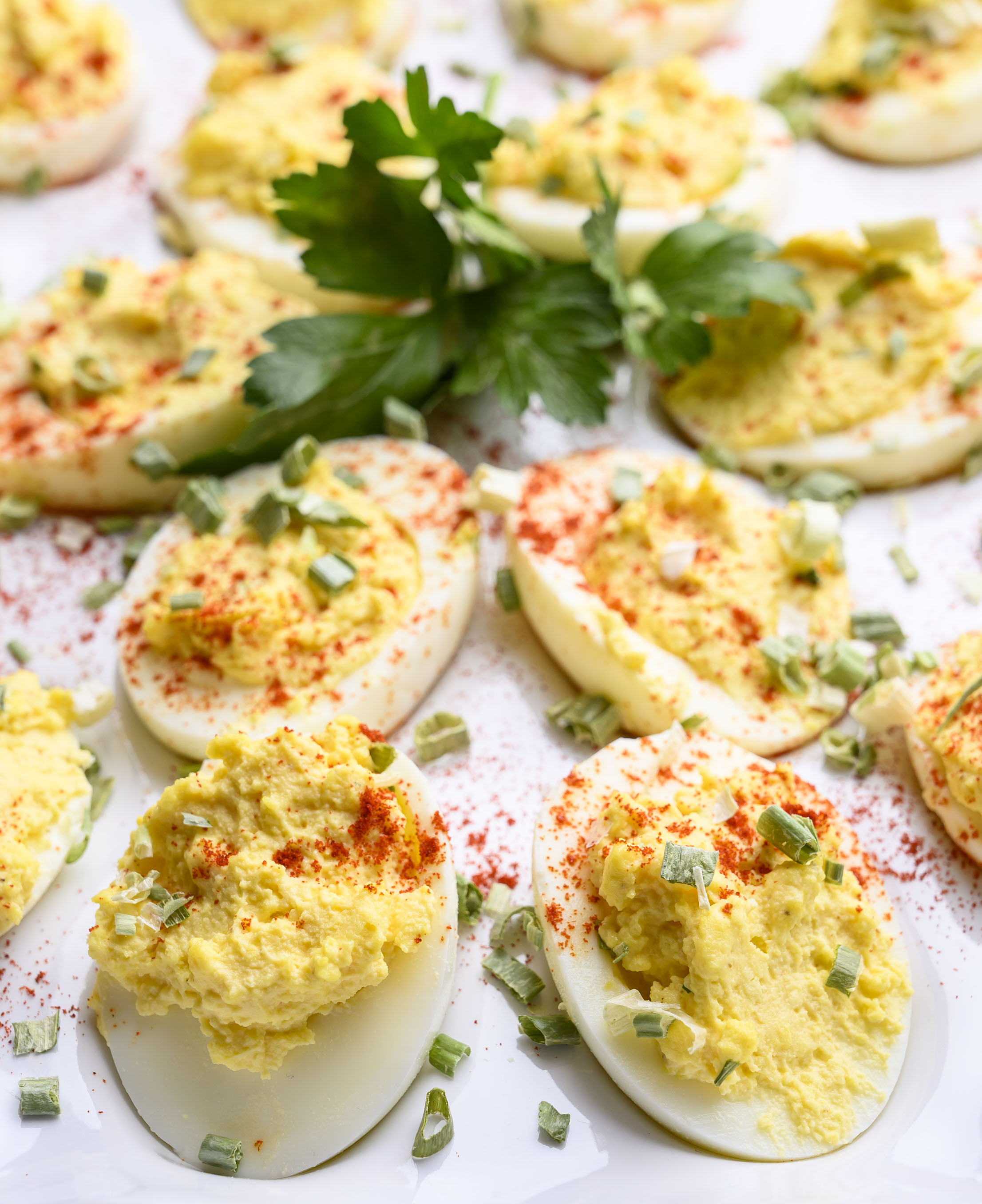 Classic deviled eggs are on the menu Tuesday, March 31,...