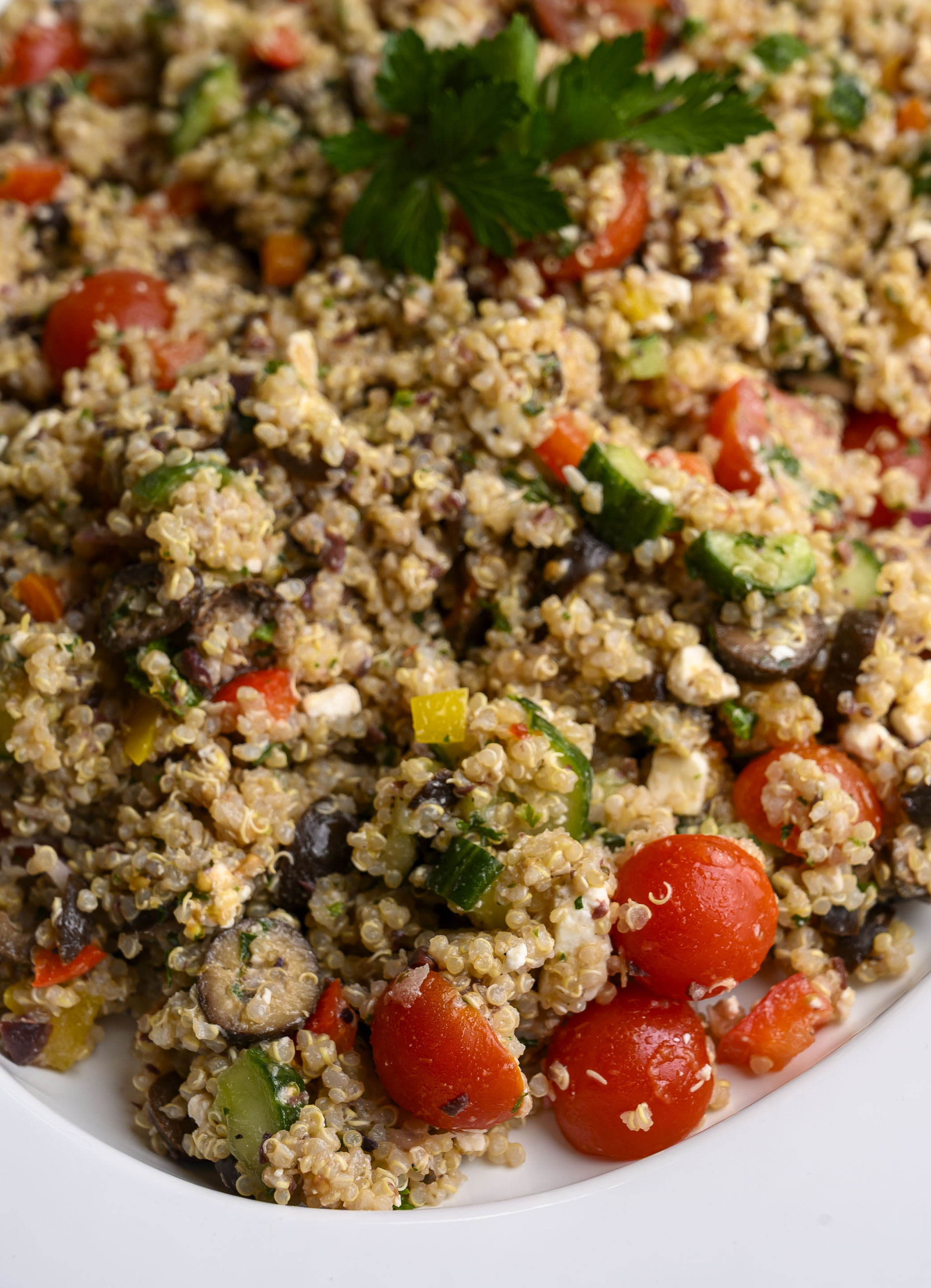 Mediterranean quinoa salad is on the menu Tuesday, March 31,...