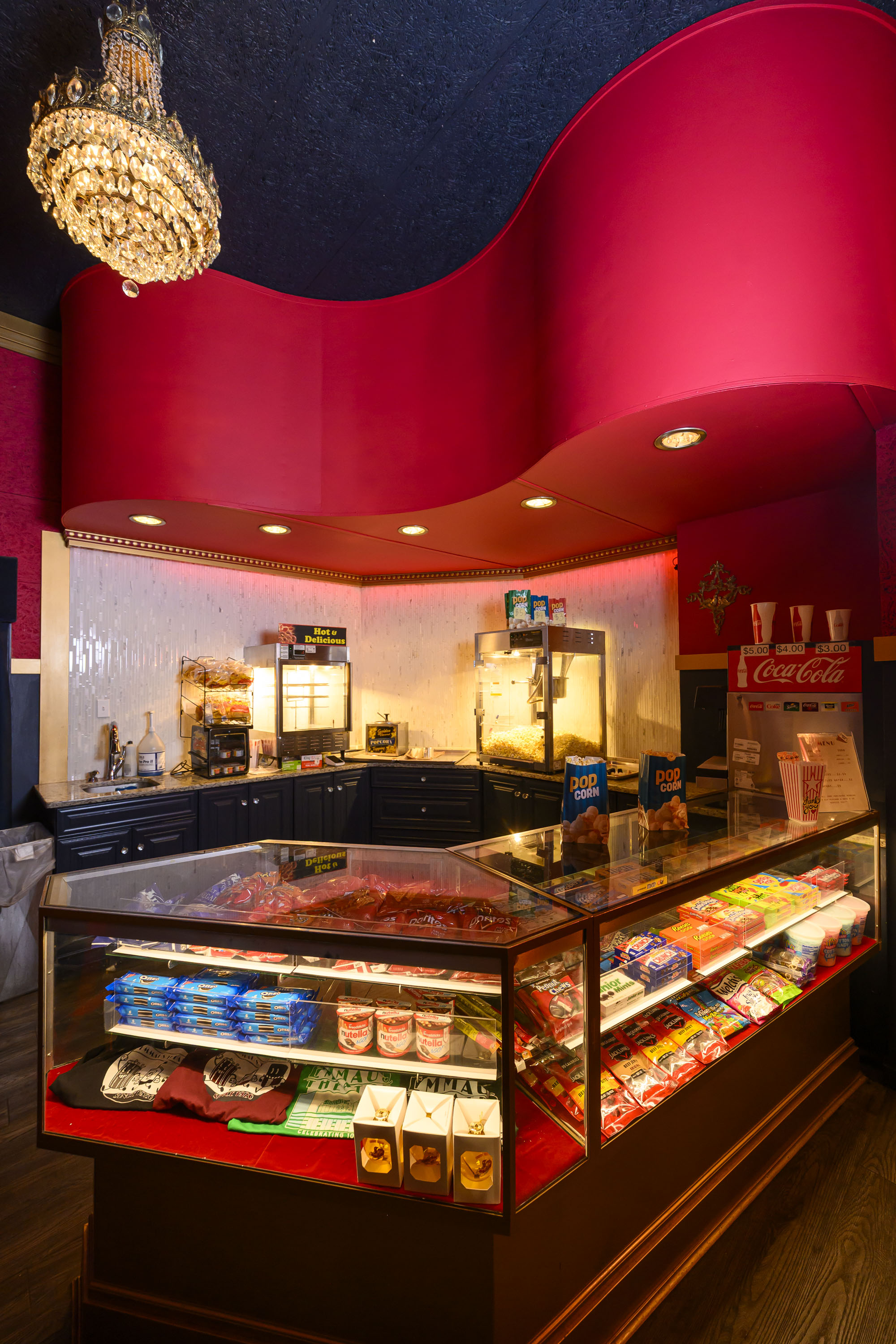 A look inside the Emmaus Theatre on Wednesday, April 1,...