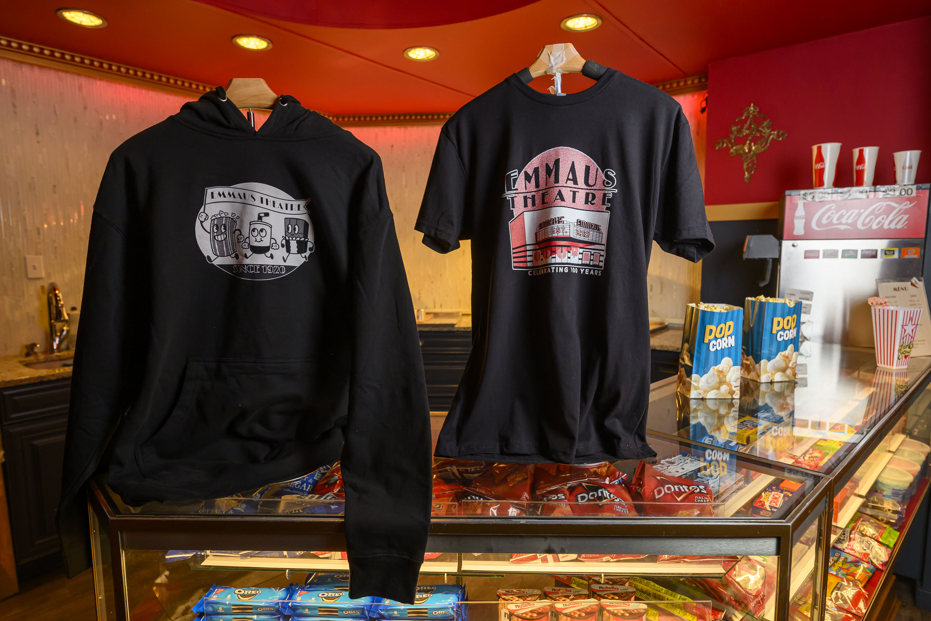 A look inside the Emmaus Theatre on Wednesday, April 1,...