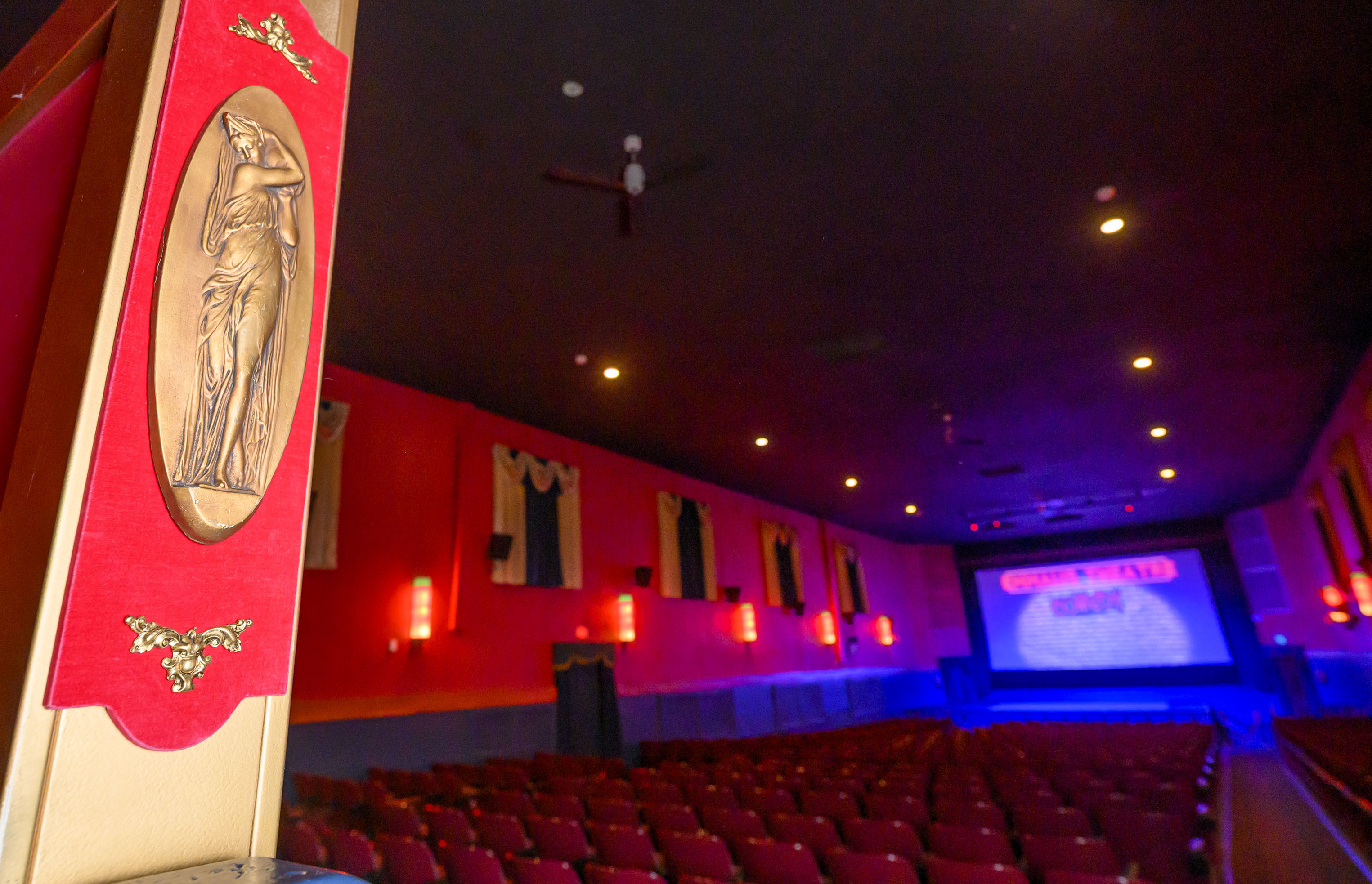 A look inside the Emmaus Theatre on Wednesday, April 1,...