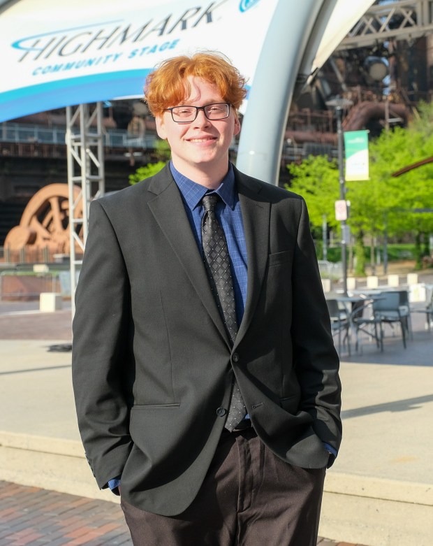 Southern Lehigh High School held its prom Friday, April 24, 2026, at SteelStacks in Bethlehem. Students and their guests arrive to the big night. (Sharon Merkel/Special to The Morning Call)
