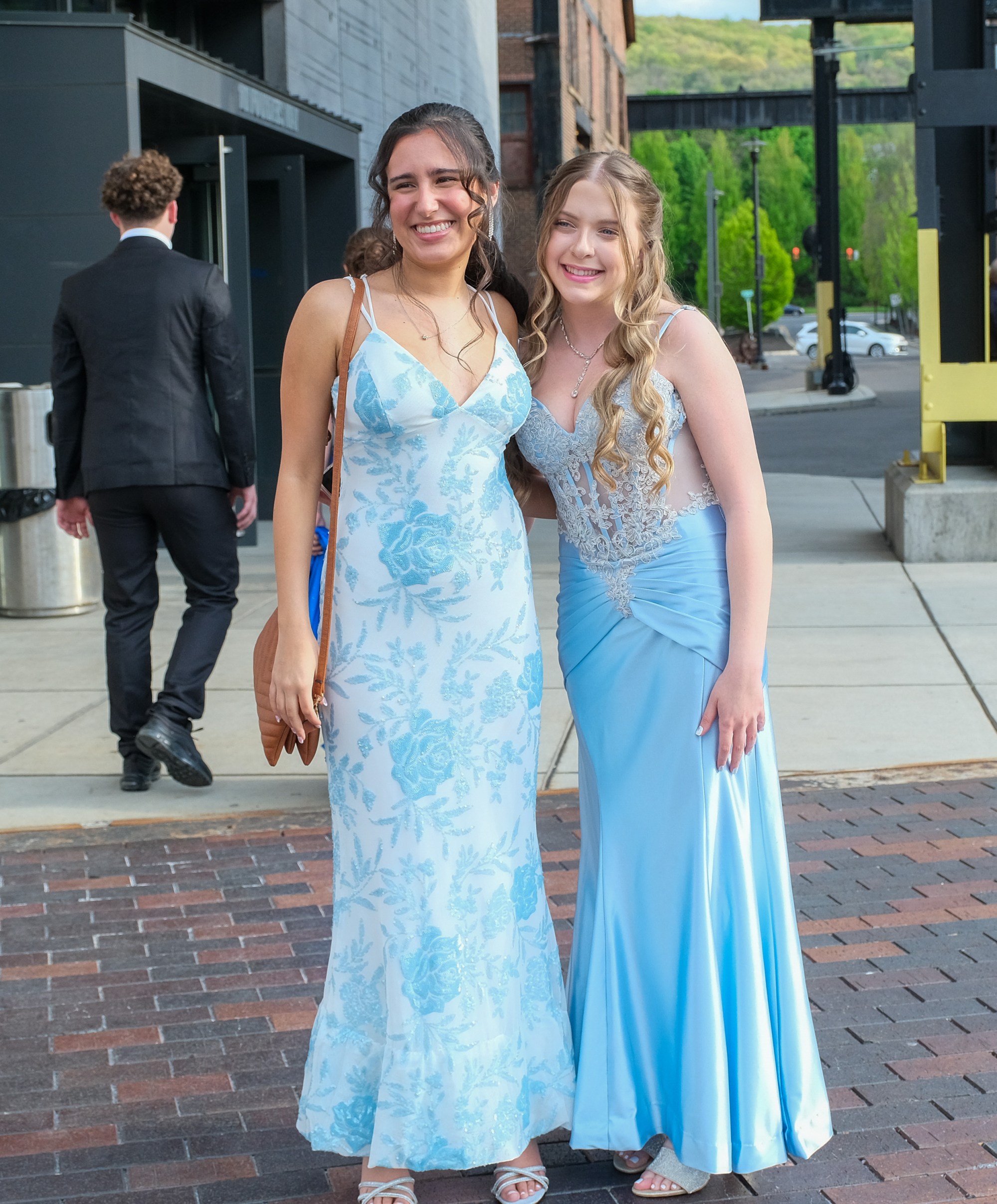 Southern Lehigh High School held its prom Friday, April 24, 2026, at SteelStacks in Bethlehem. Students and their guests arrive to the big night. (Sharon Merkel/Special to The Morning Call)