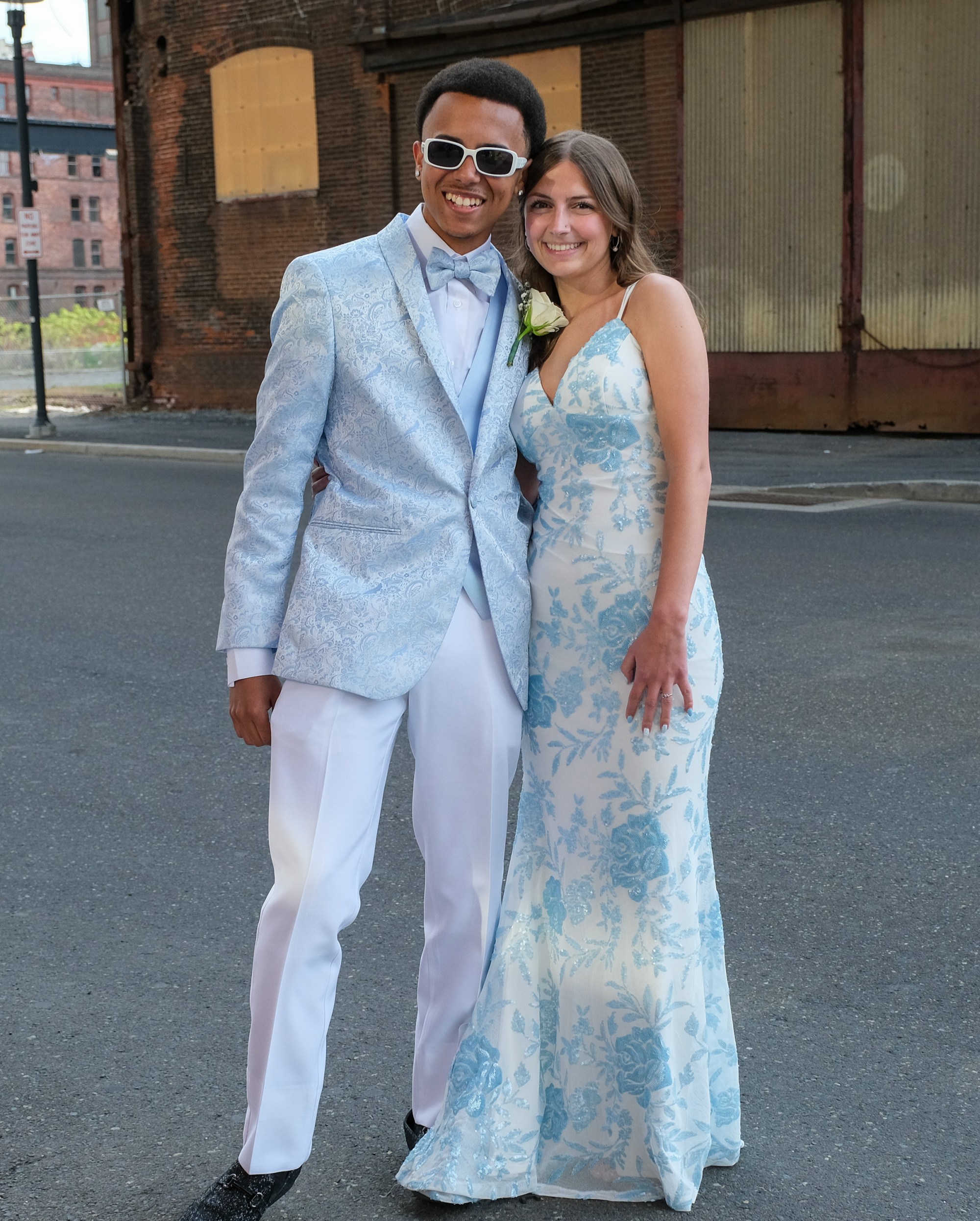Southern Lehigh High School held its prom Friday, April 24, 2026, at SteelStacks in Bethlehem. Students and their guests arrive to the big night. (Sharon Merkel/Special to The Morning Call)