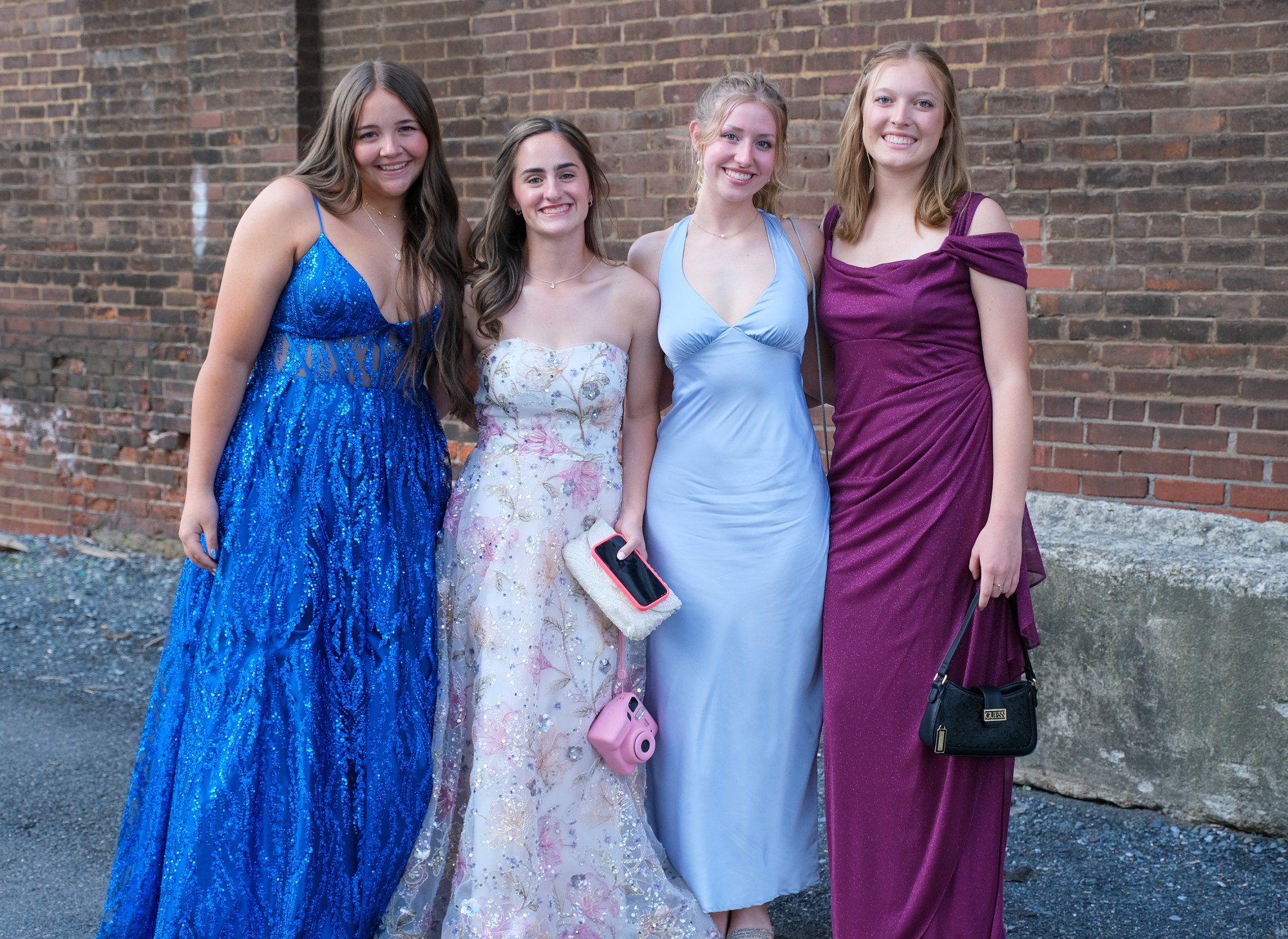 Southern Lehigh High School held its prom Friday, April 24, 2026, at SteelStacks in Bethlehem. Students and their guests arrive to the big night. (Sharon Merkel/Special to The Morning Call)