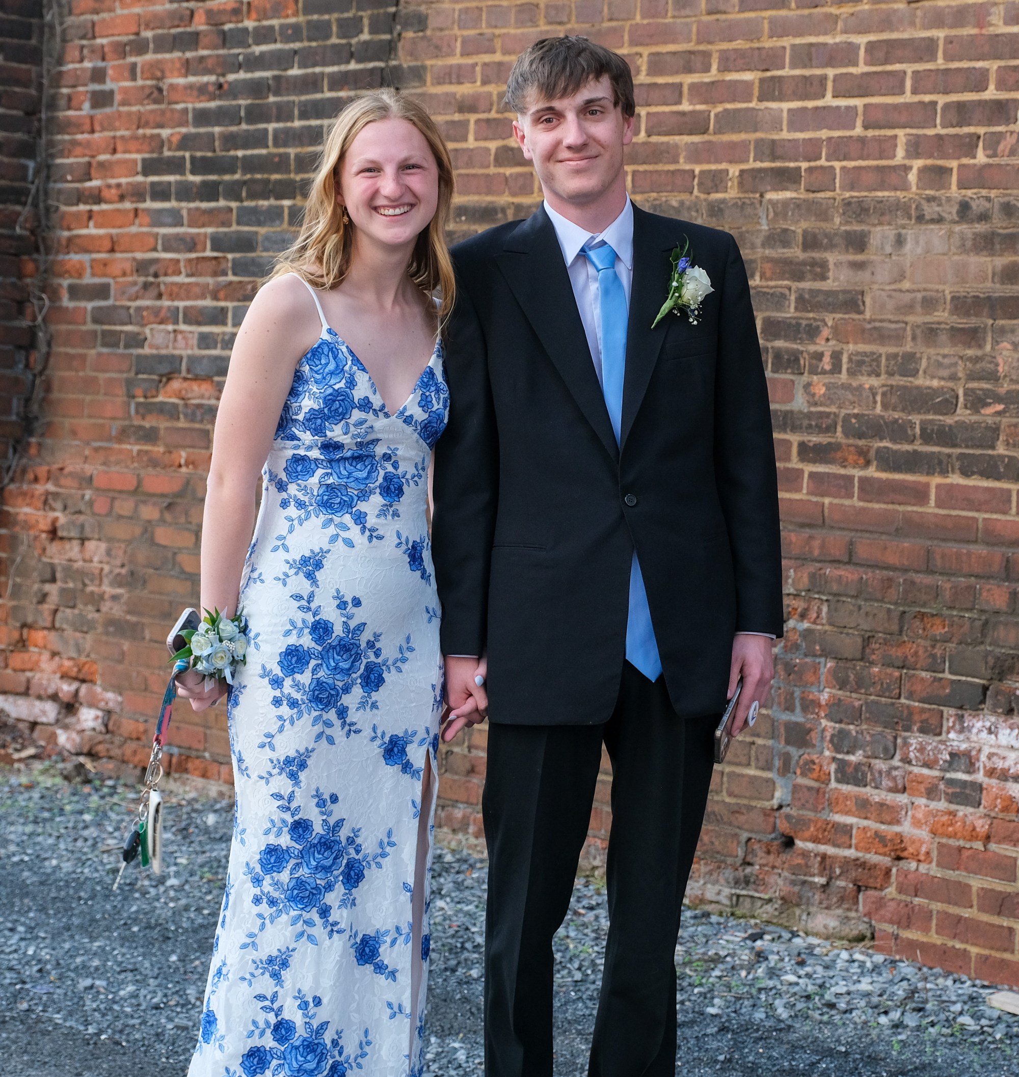 Southern Lehigh High School held its prom Friday, April 24, 2026, at SteelStacks in Bethlehem. Students and their guests arrive to the big night. (Sharon Merkel/Special to The Morning Call)