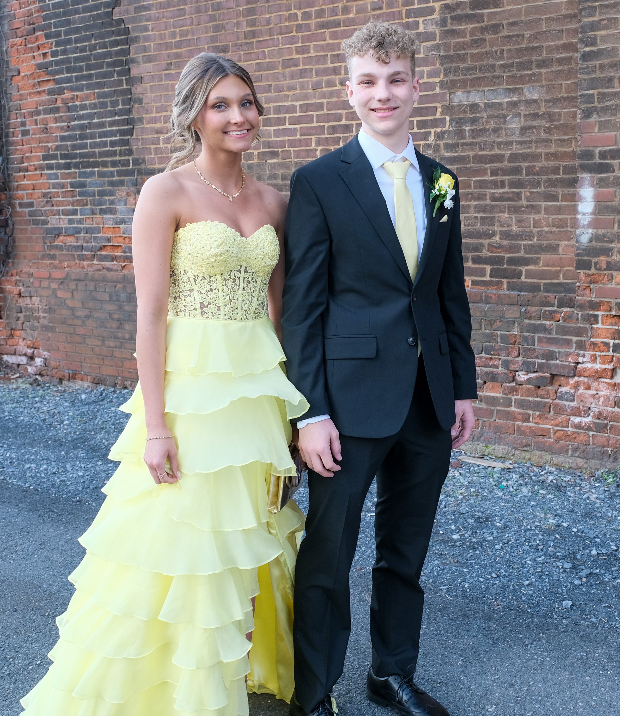 Southern Lehigh High School held its prom Friday, April 24, 2026, at SteelStacks in Bethlehem. Students and their guests arrive to the big night. (Sharon Merkel/Special to The Morning Call)